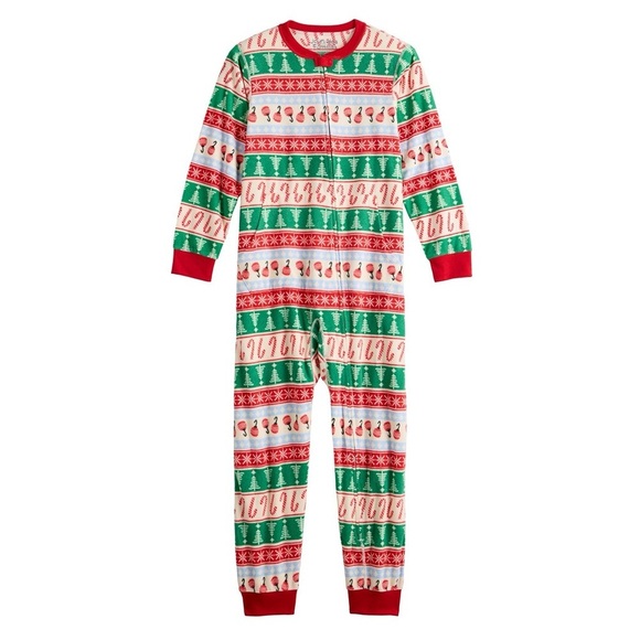 Jammies For Your Families® Joyful Celebration One-Piece PJ’s Festive Holiday - Picture 2 of 12